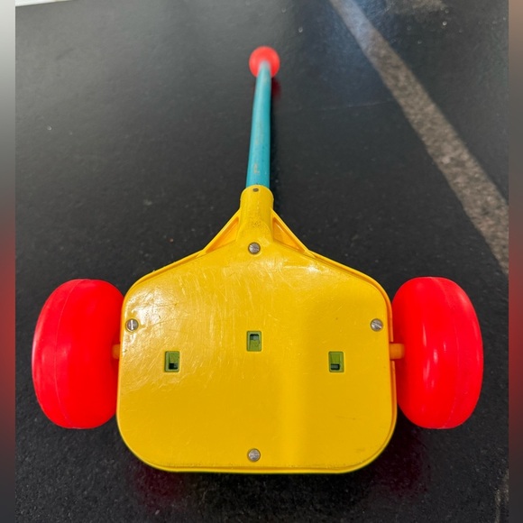 NEAT VINTAGE FISHER PRICE HAPPY WHISTLERS PUSH POP UP TOY - Picture 4 of 6